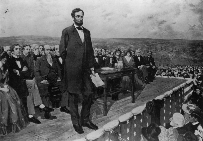 Върхове на ораторското изкуство - речта на Ейбрахам Линкълн в Гетисбърг