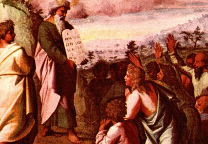 Десетте Божи заповеди, които Господ дал на народа чрез Мойсей