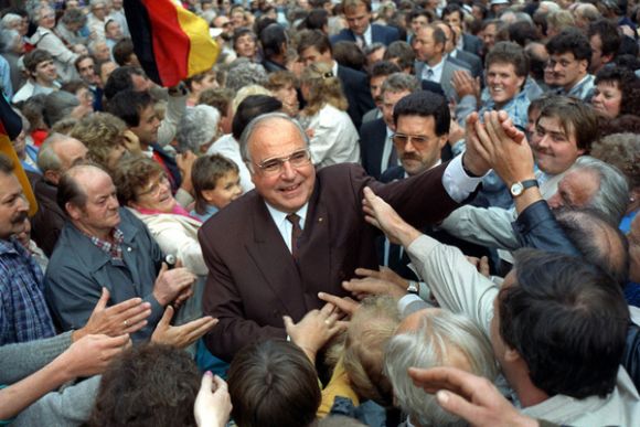 Bundestagswahl historisch - Helmut Kohl, 1990
